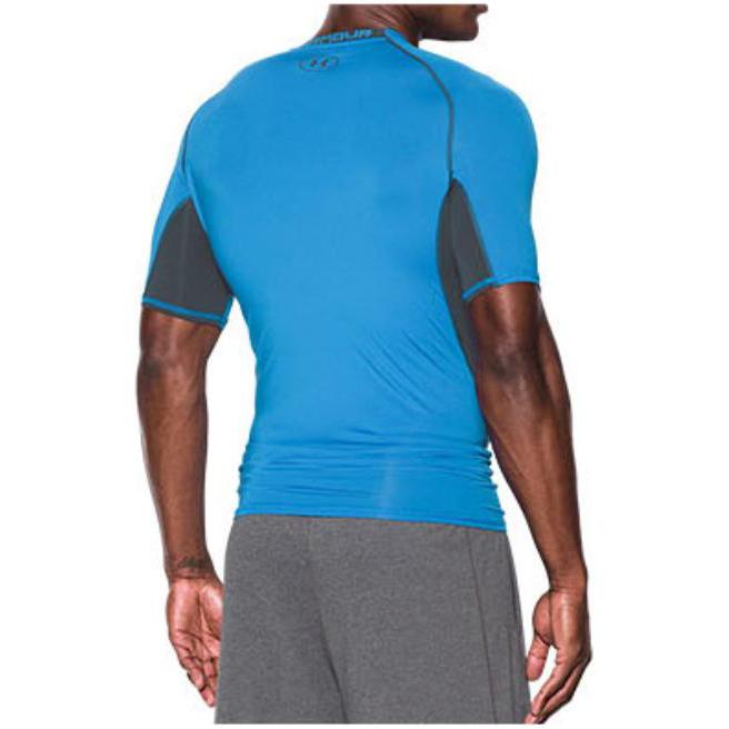 Under Armour Printed Dopamine Training Short Sleeve T-Shirt Men Tops Blue 1257468-787