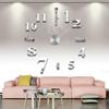 Acrylic 3D Digital Wall Clock, DIY Wall Sticker for Home & Living Room Decor