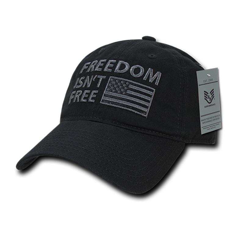 Lapideudomineonseu Freedom Isn'T Free Logo Cap (Black)