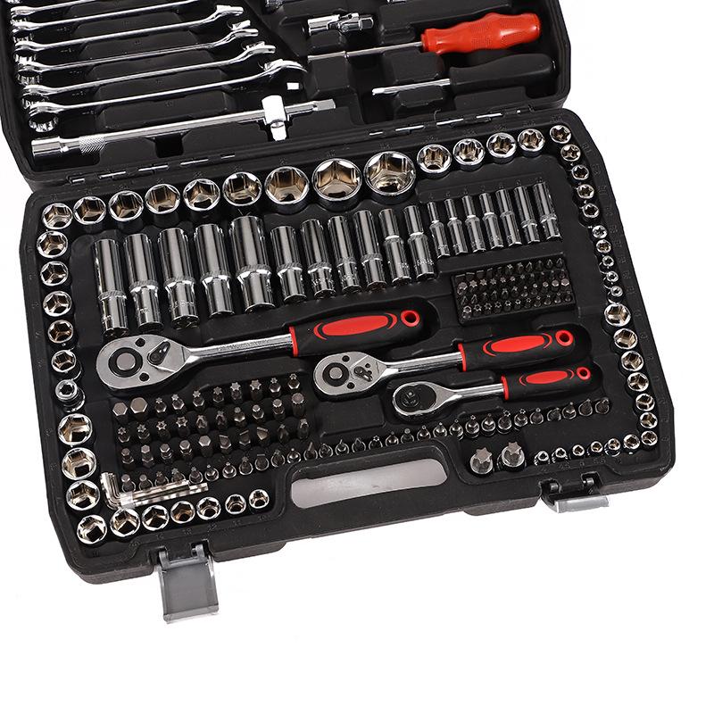 216-Piece Multifunctional Automotive Socket & Ratchet Wrench Set