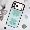 Y2k Trendy Ins Style Green Stars Lucky Grass Phone Case For iPhone 17Air 16 15 14 13 12Pro Max 11Plus Shockproof Anti Fall Cover