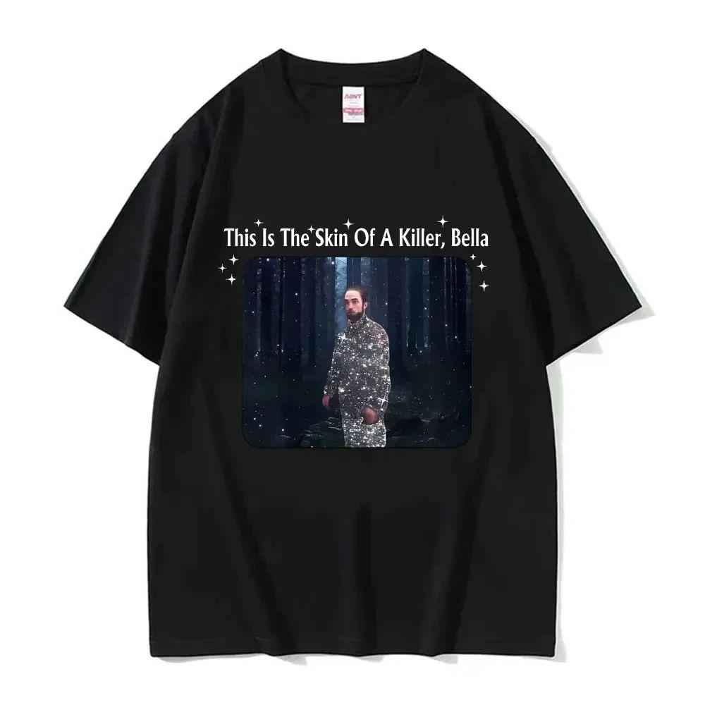 Top Stampato Vintage Classico Bella Dove Sei Stato Maglietta Jacob Black Film Classico Y2K Top Vintage a Maniche Corte