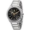 Stile Black Silver Gents Quartz Chronograph with Date R8873642010