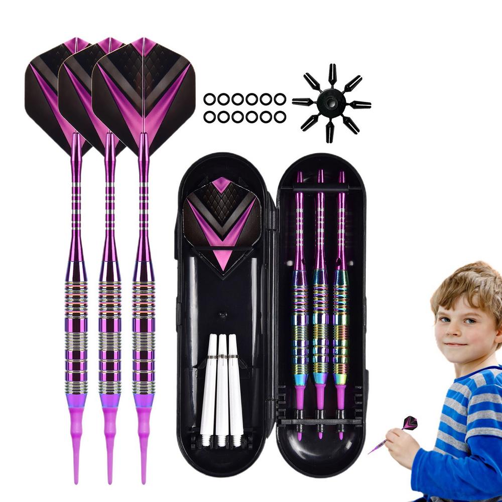 Weiche Spitze Dartpfeil Set Gelber Metallkörper Spitze Pfeile Set Weiche Spitze Dartpfeile Für Elektronisches Dartboard Spitze Pfeile Set Mit Aluminiumkörper