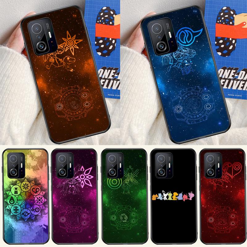 Cute Japan Anime Digimon Case For POCO F5 Pro F3 F4 X4 GT M5 X3 X5 Pro Back Cover For Xiaomi 13 Lite 12 X 11T 12T Pro