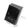 Wall Mount Mailbox Iron Vintage Lockable Metal Letter Box Outdoor Box European Style Outdoor Decor