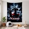 Freddy Krueger (1) Customizable Name Decorative Wall Tapestry Ideal Choice for Wall Decor In Bedrooms Living Rooms Dorms and Home