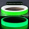 2PCS Fluorescent Stickers Tape Green Luminous Tape Staircase Fire Warning Glow In the Dark Can Be Cut Night Light Strip Wall