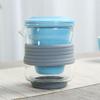 Portable Heat-Resistant Glass Teapot Set with Ceramic Quick Cup and Travel Bag – Ideal for Festivals or Business Gifts
