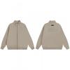Unisex Oversized Fleece-Lined Zip-Up Baseball Jacket With Velvet Letter Print - Streetwear Hoodie Style