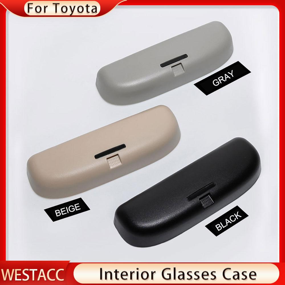 Étui à lunettes de voiture, boîte pour Toyota Corolla C-HR CHR RAV4 Camry Prius Reiz Venza Highlander Prado Sequoia 2014 – 2022