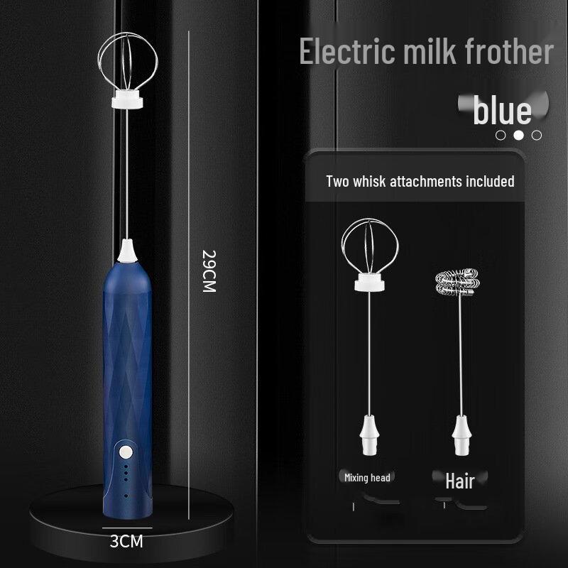 ZISIZ Electric Handheld Egg Beater & Milk Frother