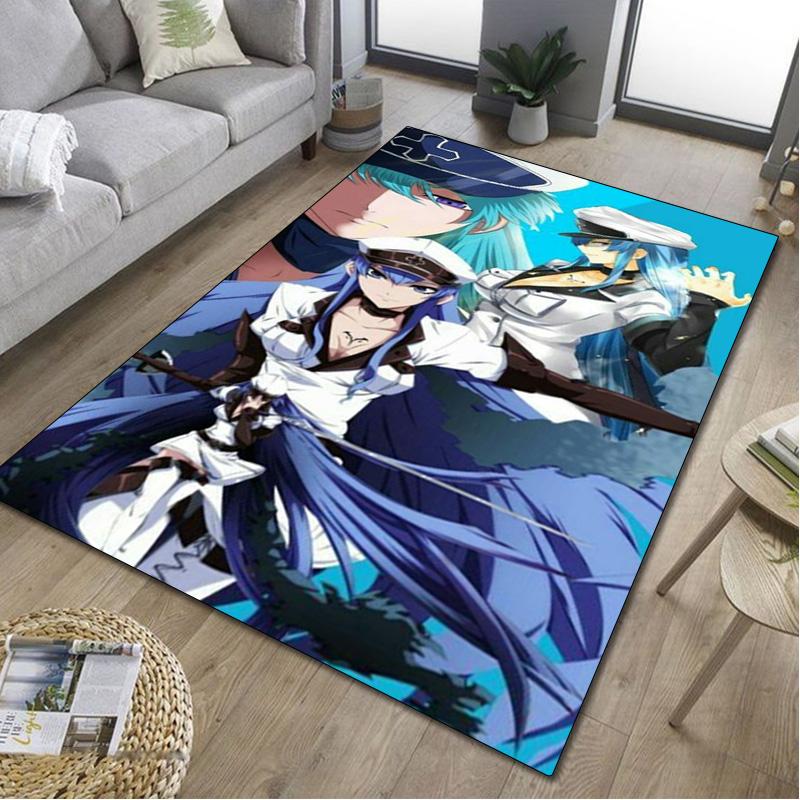 

Akame Ga Kill Rug - Home carpet Office Decorative Carpet For Living Room Bedroom Door Mat Floor Rug Computer Chair Area Rug 40x60cm( 15x23in )