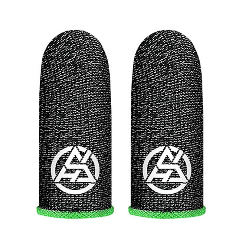 

Thin Conductive Fiber Gaming Finger Sleeves Protectors Antislip Touch Displa Gloves For Precise Mobile Game Control 2pcs