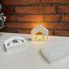 Christmas Nativity Lamp Silicone Mold DIY Handmade Birth of Jesus Scene Ornament Crafts Mold Gypsum Cement Epoxy Resin Casting Mold