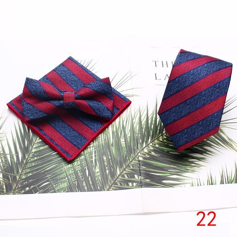 

Деловой мужской галстук-бабочка из полиэстера и шелка, квадратное полотенце, аксессуары для костюма-тройки