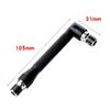 Mini Double-Ended L-Shaped Socket Wrench with 6.35mm Air Screwdriver Extension Rod