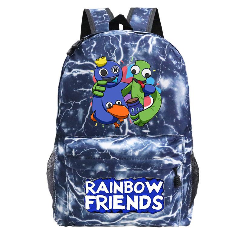 Game merchandise Cartoon print Junior high school student High school bag Outdoor leisure travel Backpack