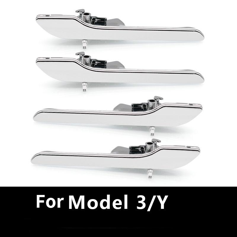 For Tesla Model 3 Model Y 2024 Accessories Smart Sensor Electric Car Door Handle with Welcome Light Automatically Open Handles