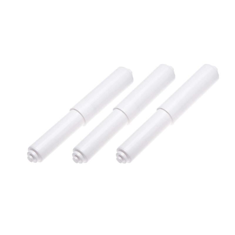 (Pack of 3) Bathroom Paper Holder Roller Space Saving and Reliable Telescopic Rollers Replacement Durable and Convenient