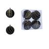 6cm Christmas Balls Set Flocking Xmas Tree Pendants Christmas Spheres Pendant  Party Favors