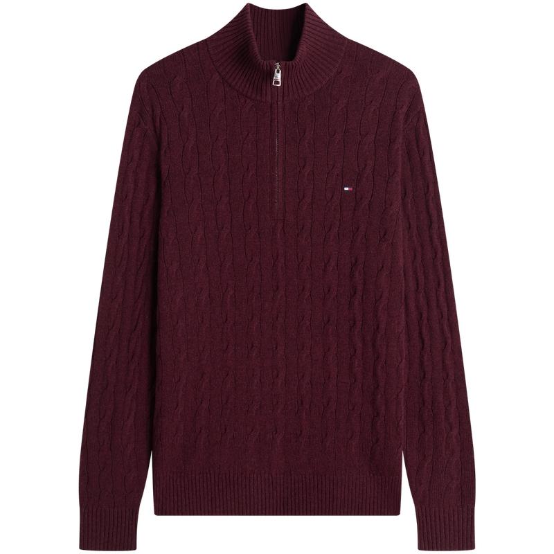Tommy Hilfiger Cable-knit Half-zip Sweater MW0MW40443
