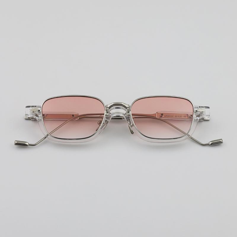 The lower half of the frame anti-blue light glasses men tide myopia small black frame retro vegan flat glasses female personalit
