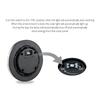 1/4pcs/8pcs Outdoor Solar Lights Buried Garden Decor 8/16LED Lamp Sunlight Power Disk Light Underground Yard Lawn Spotlight
