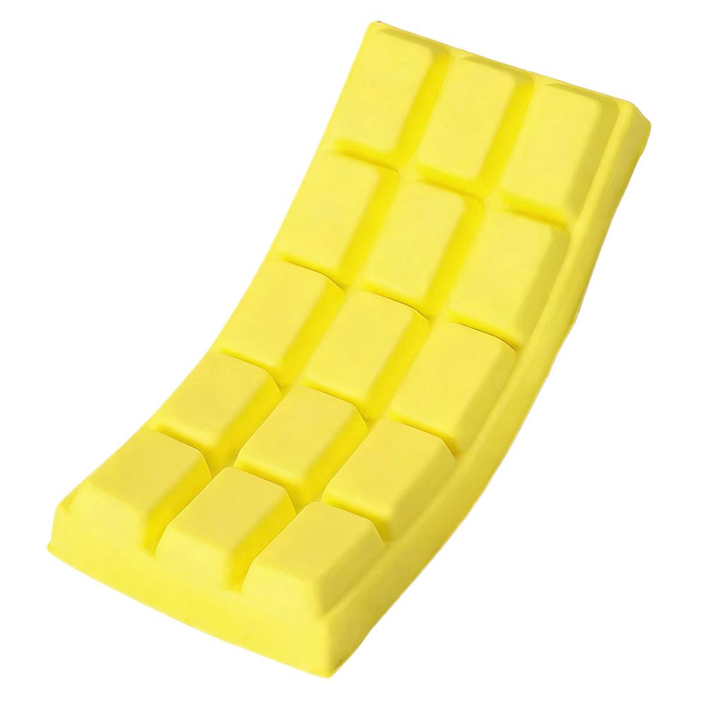

16cm Simulated Chocolate Bar Squeeze Toy, PU Slow Rebound Stress Relief Fidget Toy Party Gift For Adult Kids жовтий