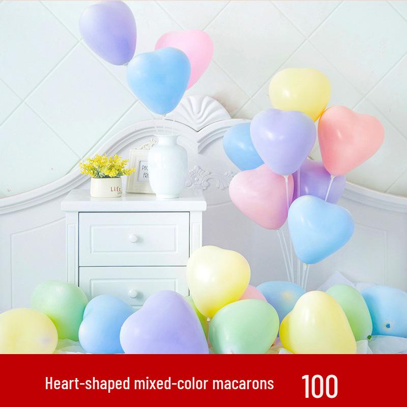 Cartoon Mix & Match Children's Balloon Set: Long Strip & Heart-Shaped Balloons for Street Promotion