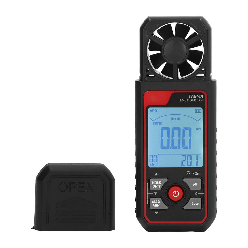 8 Blades Digital Anemometer High Accuracy Handheld Wind Speed Meter Gauge 0.06‑30.0m S