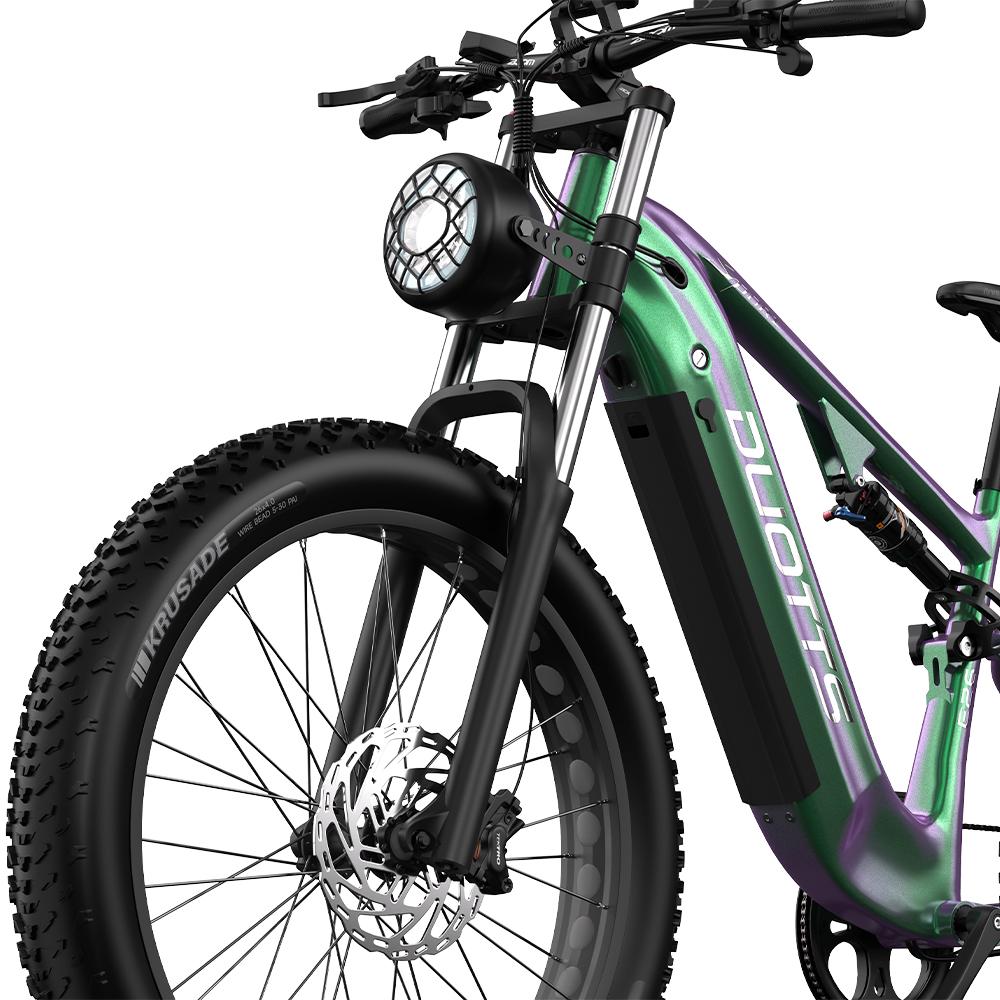 DUOTTS E26 Fat Tire Electric Bike - 750W Motor, 48V 20Ah Battery, 26"×4.0 Tires, 120KM Range,