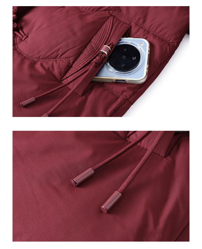 Plus Size Winter Cotton Padded Jacket for Middle-Aged and Elderly Women - Warm and Loose Fit