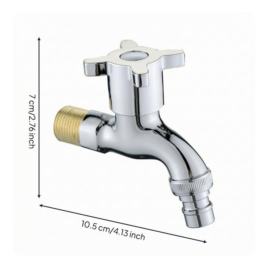 Tap Easy to Install Single-Cold-Water Washing Machine Faucet Sturdy