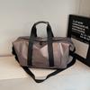 Dry and Wet Separate Travel Bag Women's Large Capacity Outdoor Duffel Bag Extensible Lightweight Yoga Fitness Bag