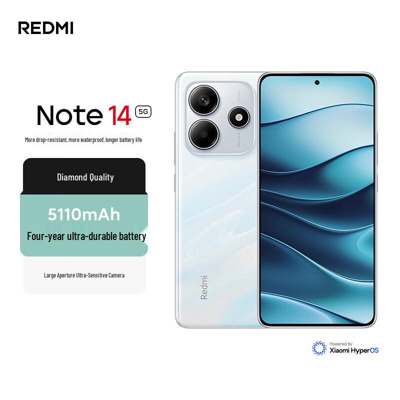 

Redmi Note 14 5G Smartphone (CN version) 8GB+128GB