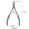 Easy Cut Small Blade Nail Art Cuticle Nipper: Professional Tool for Trimming Toenails, Hangnails, and Cuticles
