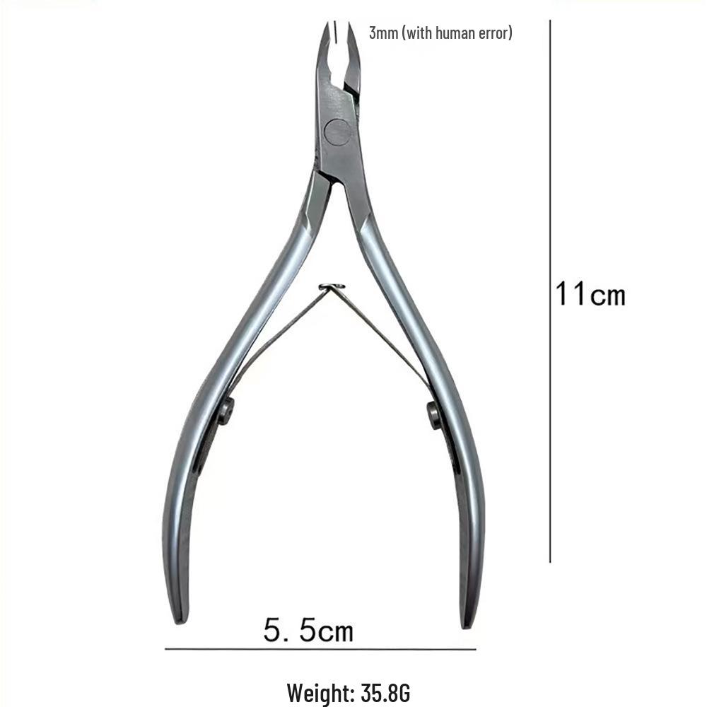 Easy Cut Small Blade Nail Art Cuticle Nipper: Professional Tool for Trimming Toenails, Hangnails, and Cuticles