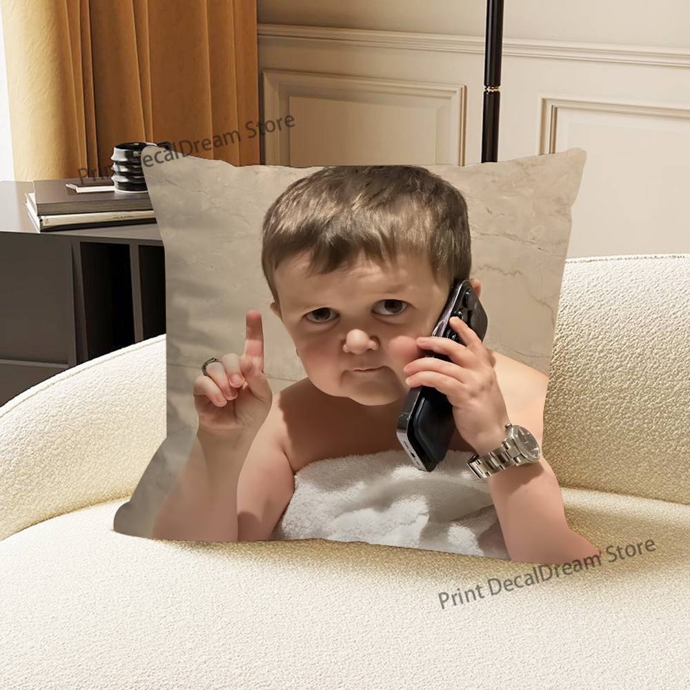 Cuscino Meme Divertente di Hasbulla Magomedov per Camera da Letto, Auto, Caffetteria, Stanza e Salotto Copricuscino Decorativo per Divano