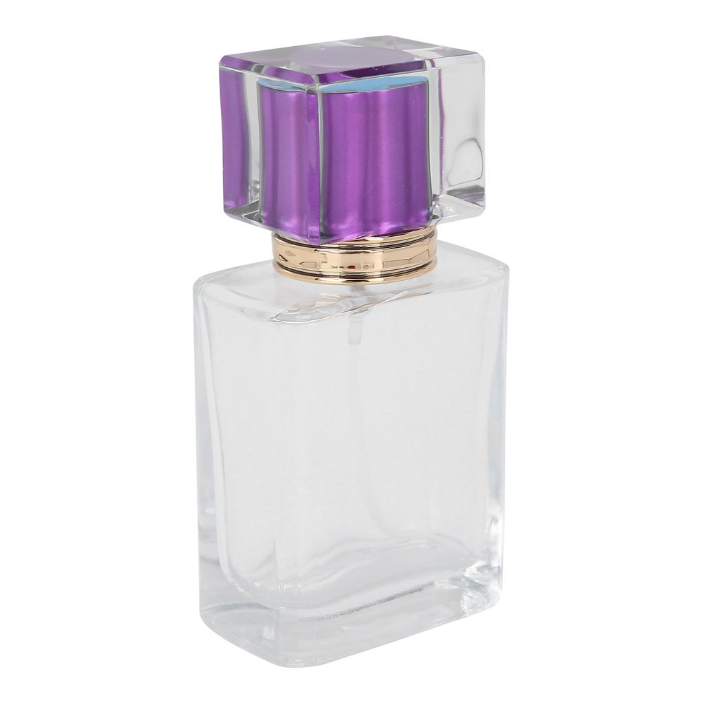 50ml Glass Perfume Bottle Refillable Perfume Atomizer Dispenser Liquid Makeup Container