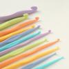 12Pcs Professional Long Handle Crochet Hook 2.0mm-10mm Ergonomic Crochet Hook Set Crochet Needle for Beginner