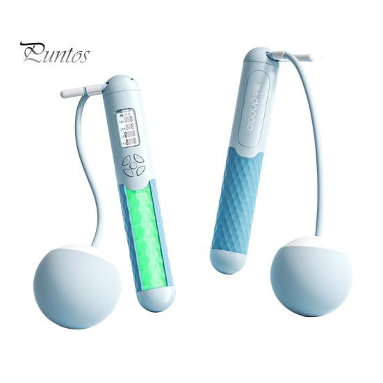 

Скакалка со счетчиком шариков Светодиодный дисплей Нескользящая ручка Не спутывается Студенты Дети Мужчины Женщины Тренировки Обучение Беспроводная скакалка синий