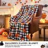 Halloween Pumpkin Pattern Blanket Flannel Soft Comfortable Home Blanket Warm Blanket Holiday Gift Decoration
