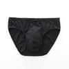 Men's Pure Cotton Mid-Waist Briefs - Breathable, Double Crotch, Plus-Size Friendly