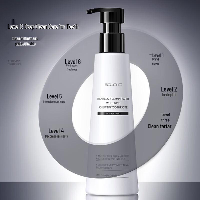 He Feng Yu Baking Soda Press-Type Toothpaste