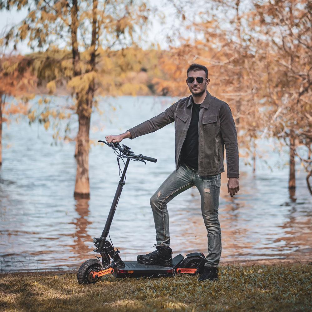JOYOR S5Pro ABE-certifierad Elsparkcykel 10-tums Hjul 48V 26Ah Batteri 500W Motor Elsparkcykel För Vuxna Maxhastighet 20KM/H Elsparkcykel För Pendling