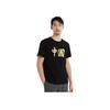 Li-Ning Fashion Series Foil Print Crew Neck T-Shirt Unisex Tops Black AHSS539-2