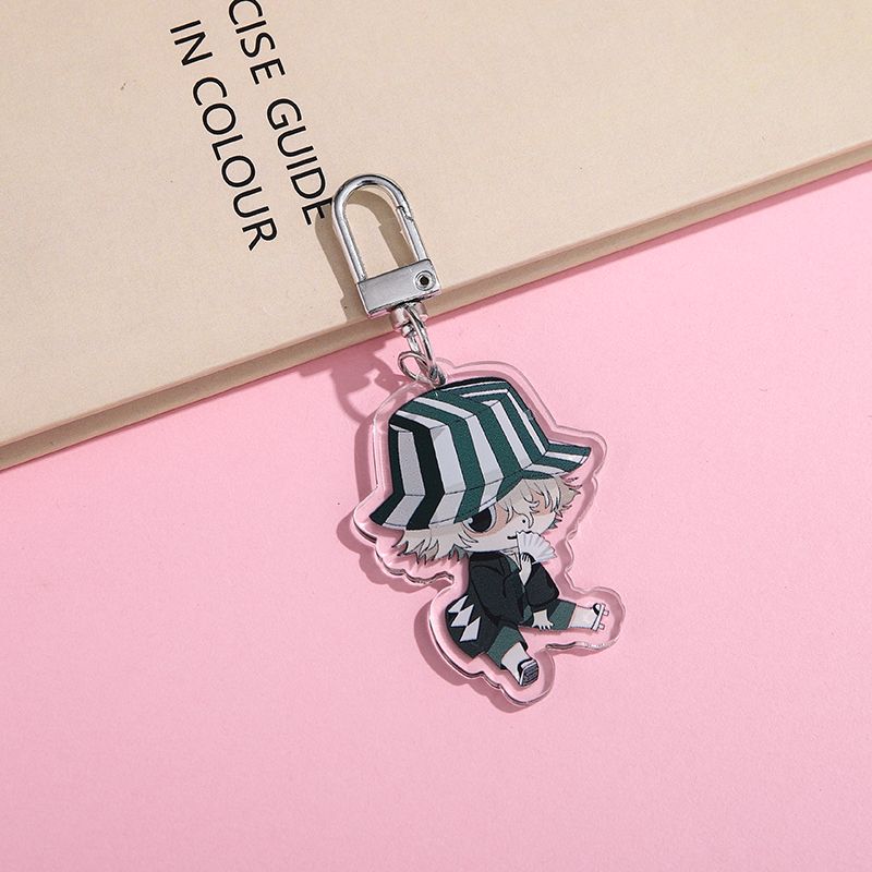 

1/13Pcs Anime Character Bleach Acrylic Car Keychain Cute Backpack Pendant Funny Bag Charms Accessories Decoration Holiday Gifts 5cm