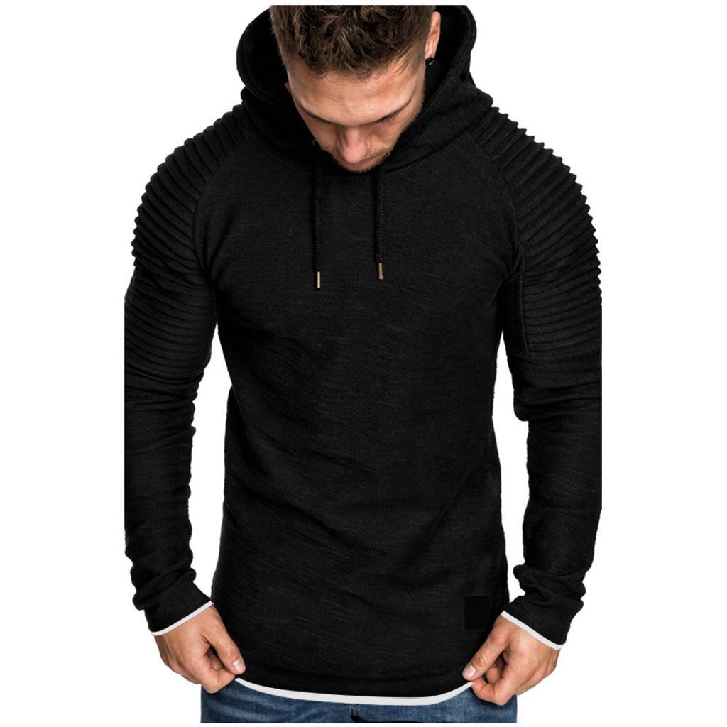Men‘s Long Sleeve Winter Casual Sweatshirt Hoodies Top Blouse Tracksuits