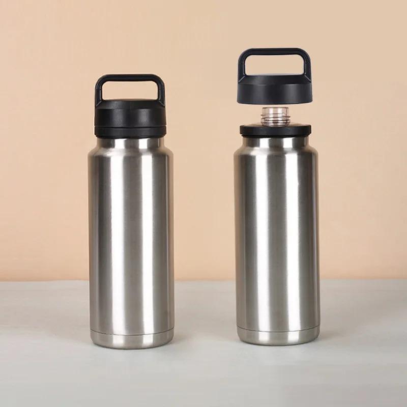 Portable Large Capacity 304 Stainless Steel Insulated Sports Water Bottle Mountain Climbing Cup Outdoor Travel Thermos Flask